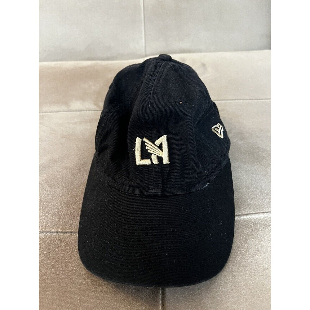 LA FC Fanatics Hat Adult Adjustable Black Strapback MLS Logo Soccer Futbol Mens